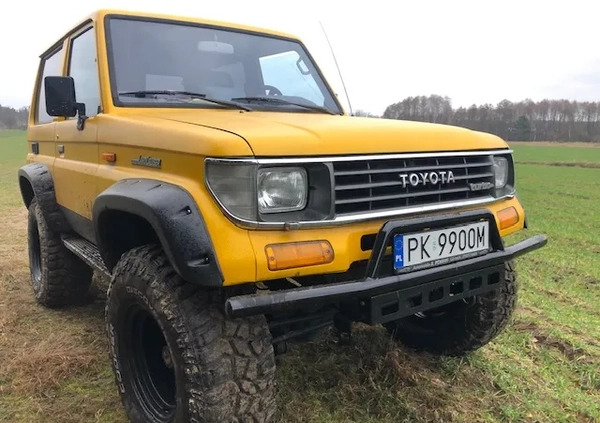 Toyota Land Cruiser cena 56000 przebieg: 213125, rok produkcji 1991 z Kalisz małe 92